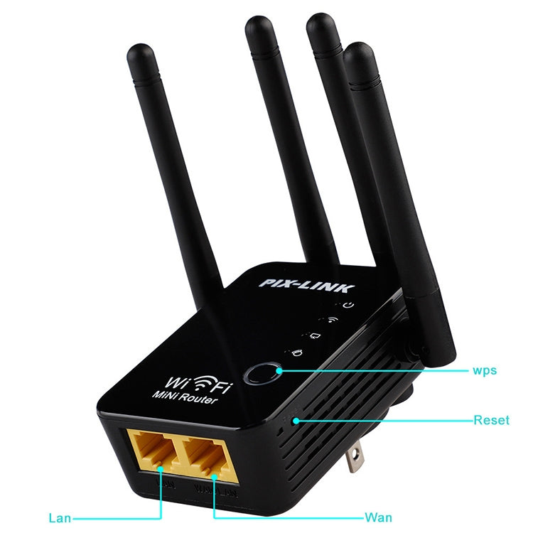Wireless Smart WiFi Router Repeater with 4 WiFi Antennas, EU Plug Black, EU Plug White, UK Plug Black, UK Plug White, US Plug Black, US Plug White Wireless Smart WiFi Router Repeater with 4 WiFi Antennas, EU Plug Black, EU Plug White, UK Plug Black, UK Plug White, US Plug Black, US Plug White